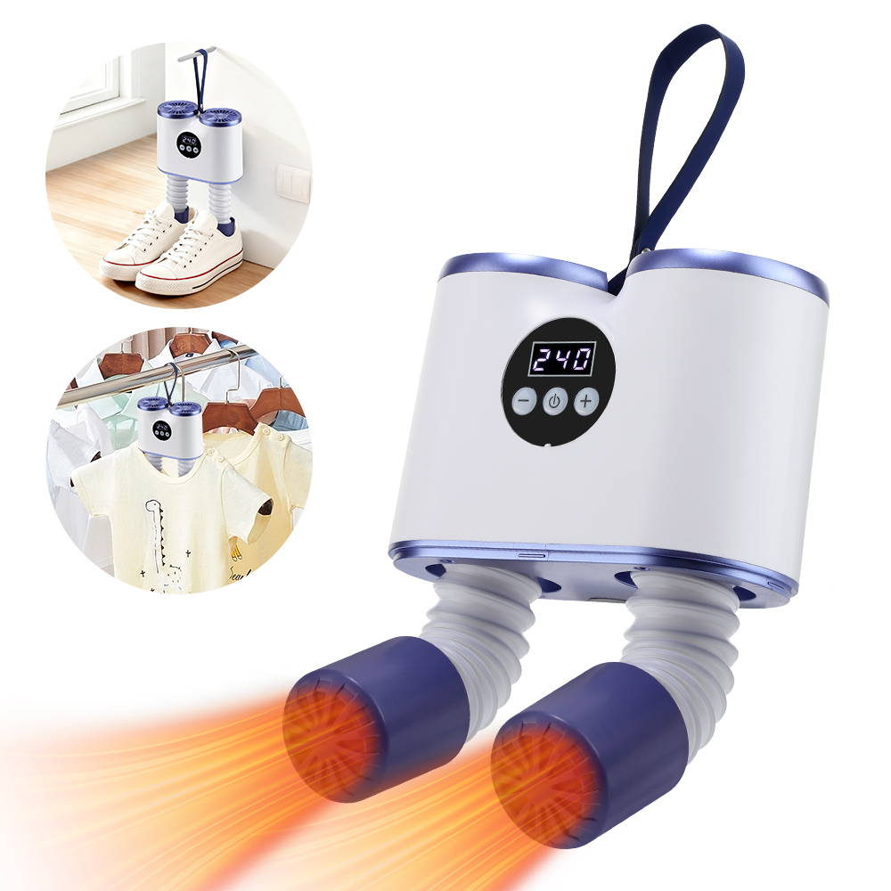 Smart Home Ventilation - Secador de zapatos portátil con ventilador,