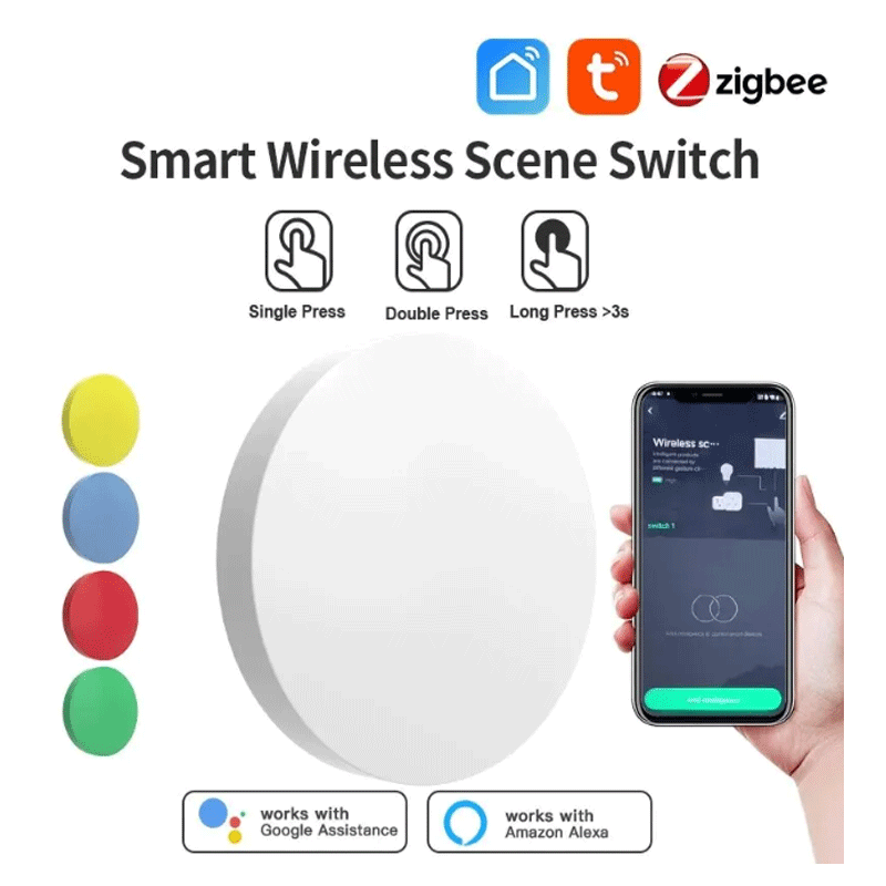 Tuya Smart Switch - Interruptor de Escena Inalámbrico Inteligente Tuya