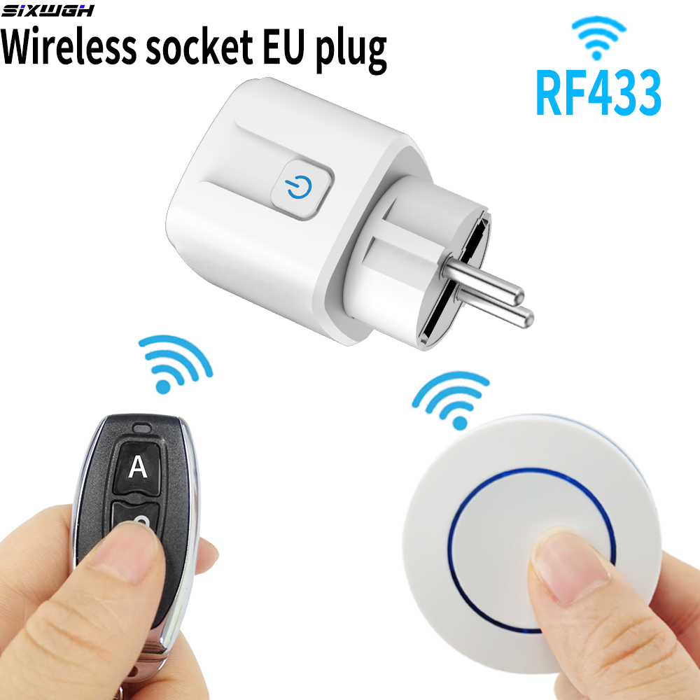 Smart Home Ventilation - Enchufe Inalámbrico RF433, Enchufe Inteligente con