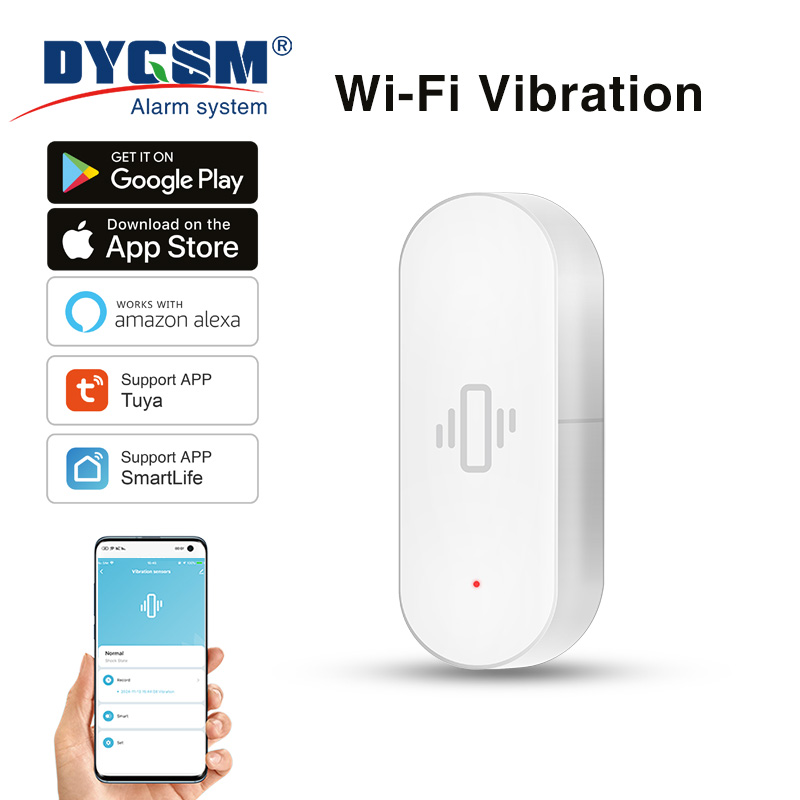 Smart Home Wiz - Sensor de vibración WiFi Tuya, detección