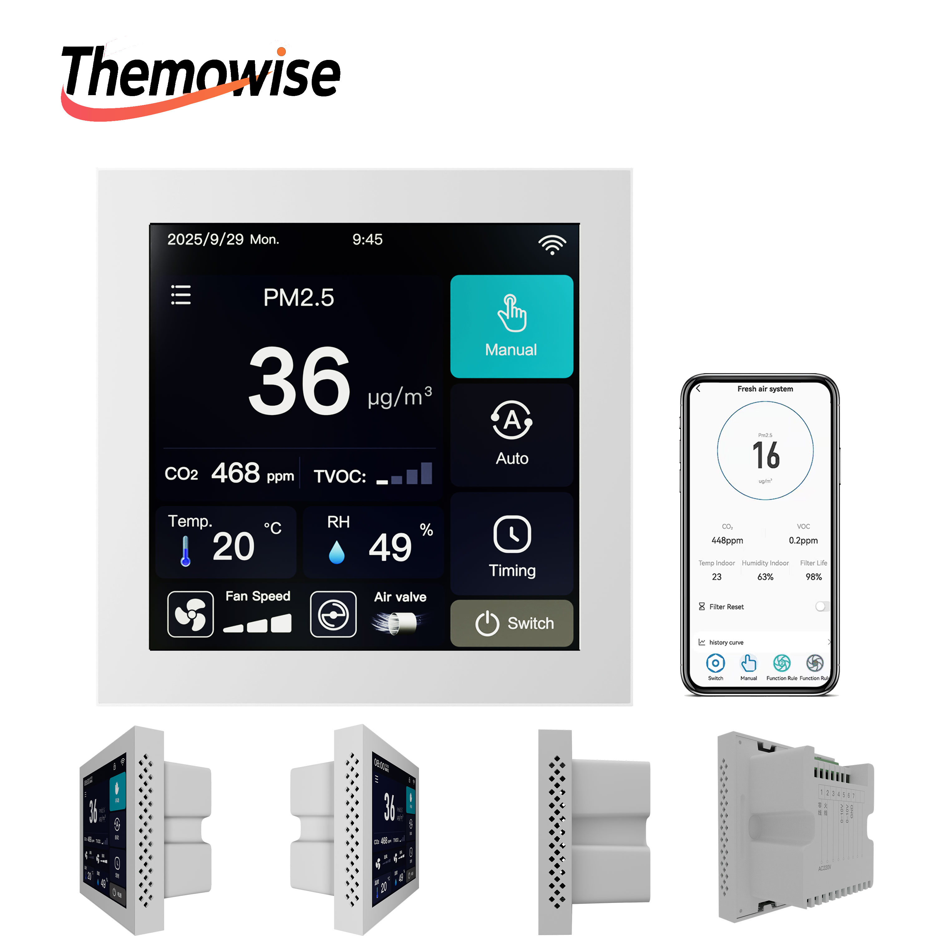 Smart Home Ventilation - Controlador Inteligente de Calidad del Aire