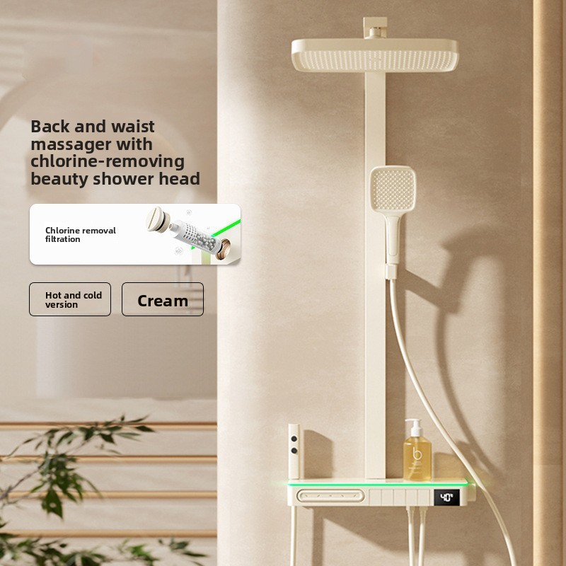 Smart Home Display - Juego de Ducha de Cobre Inteligente