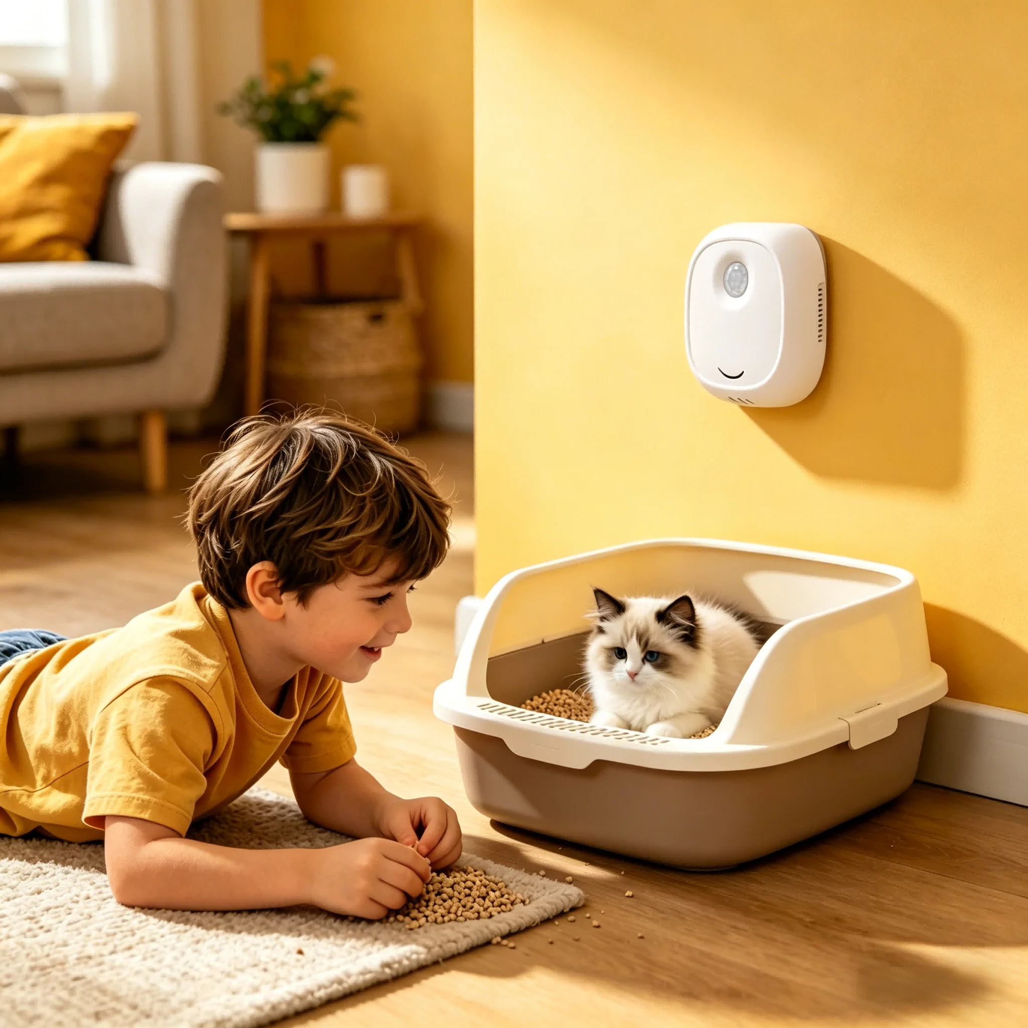 Smart Air Purifier - Purificador de Aire Inteligente con Iones