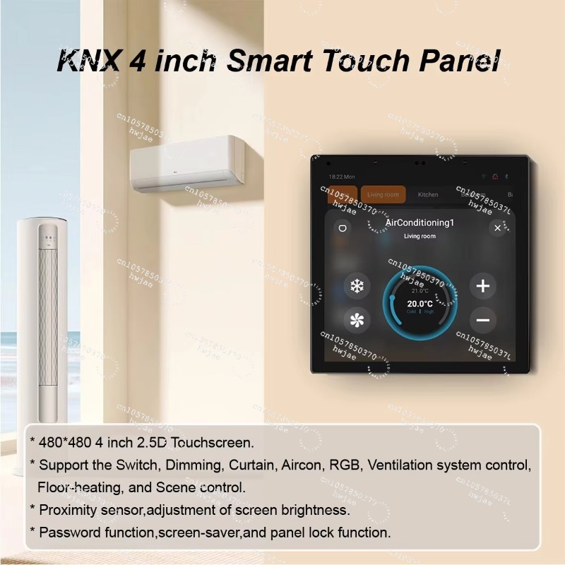 Smart Home Knx System - Panel de Control Inteligente KNX de