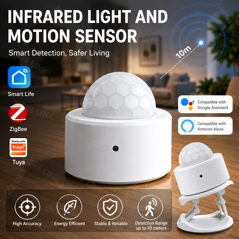 Smart Home Yale - Sensor de movimiento ZigBee 3,0 PIR,