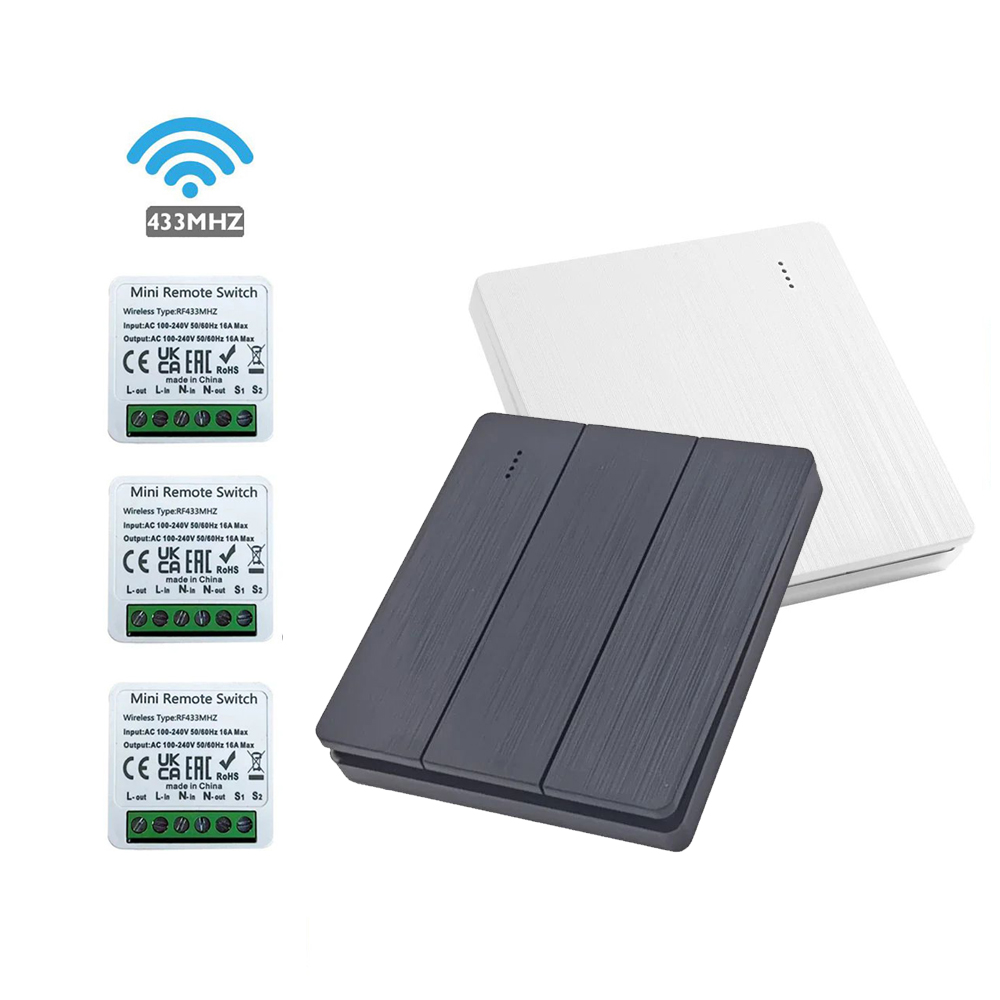 Smart Home Ventilation - 433Mhz RF 86 interruptor de Panel