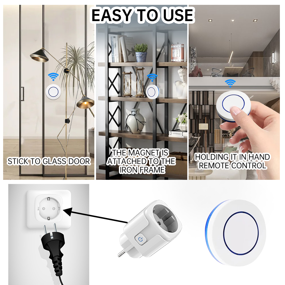 Enchufe Inalámbrico RF433, Enc - Smart Home Ventilation reseña y precio