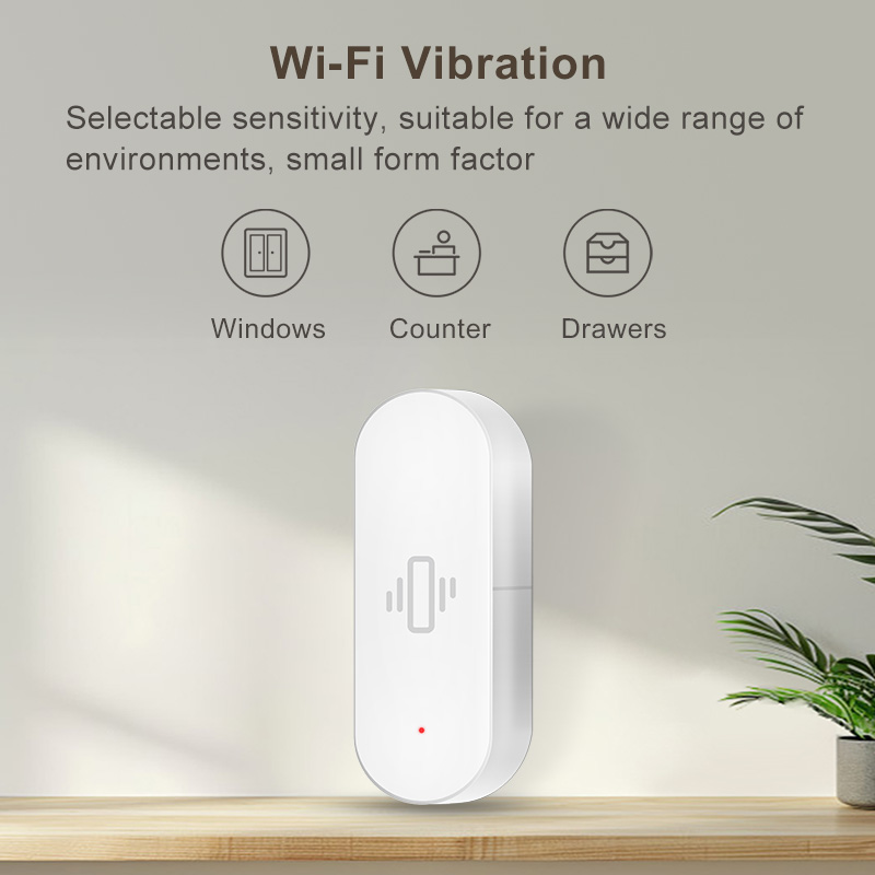Sensor de vibración WiFi Tuya, - Smart Home Wiz reseña y precio