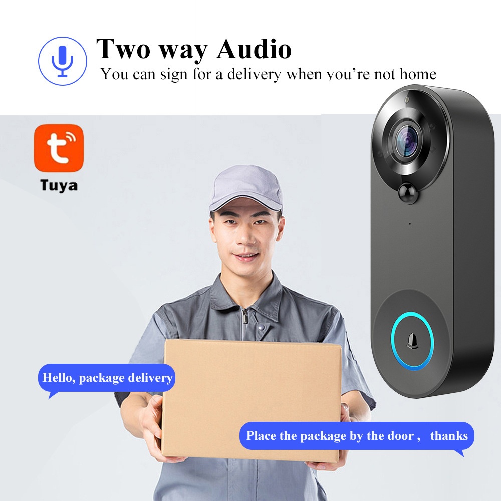 Tuya 1080P timbre inalámbrico  - Smart Home Video Doorphone Ezviz reseña y precio