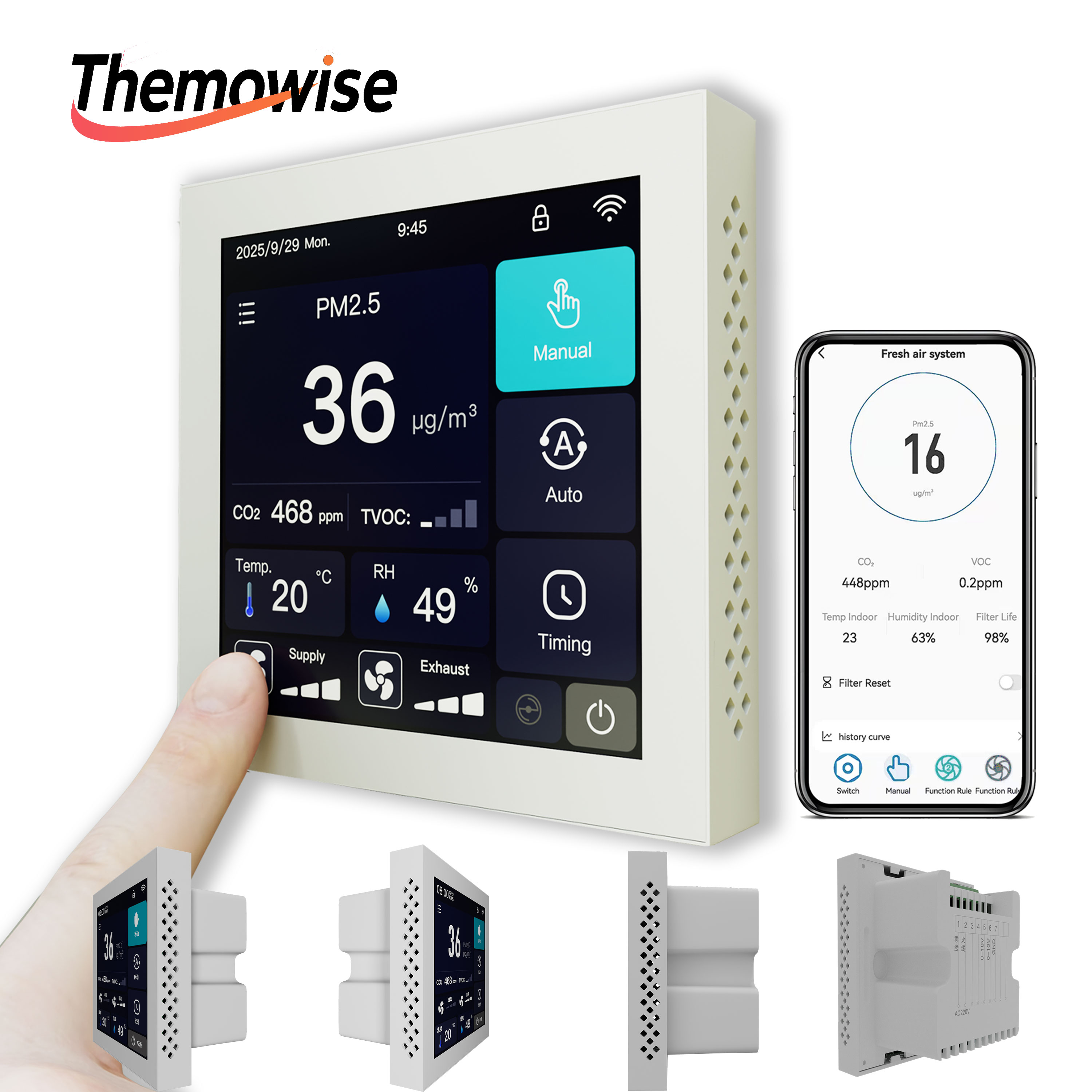 Controlador Inteligente de Cal - Smart Home Ventilation reseña y precio