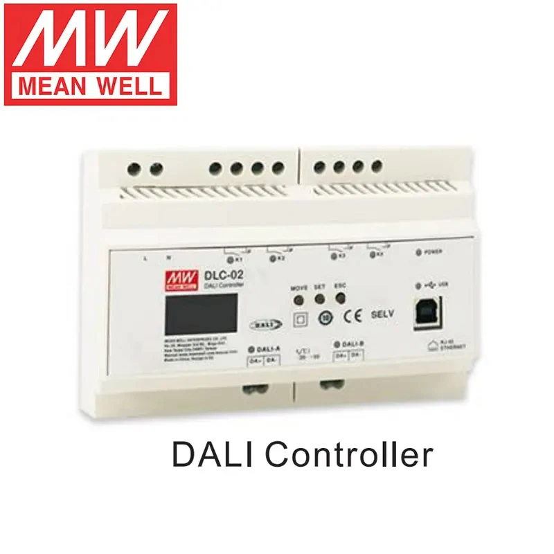 Mean Well DLC-02-KN KNX a DALI - Smart Home Knx System reseña y precio