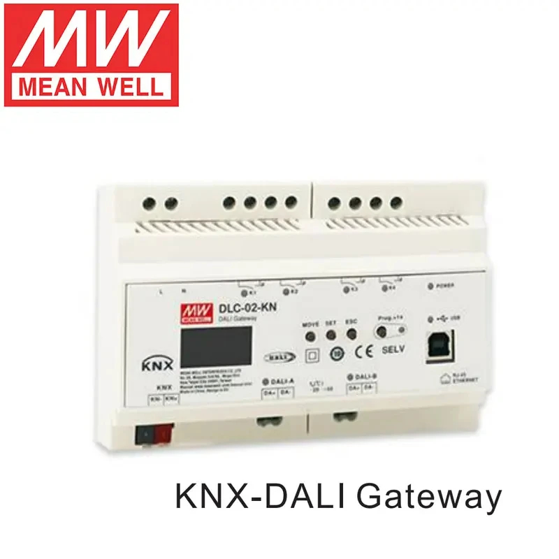 Mean Well DLC-02-KN KNX a DALI - Smart Home Knx System reseña y precio