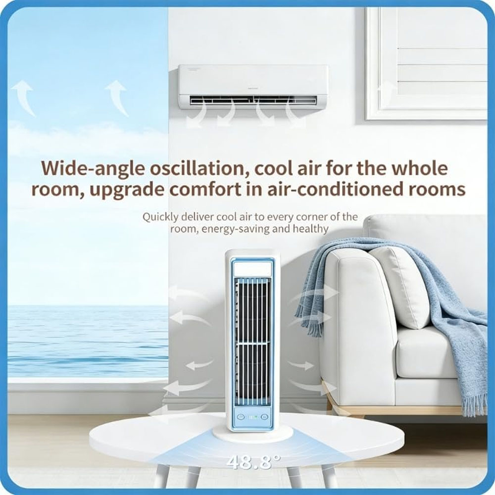 Ventilador de Torre Recargable - Smart Home Ventilation reseña y precio