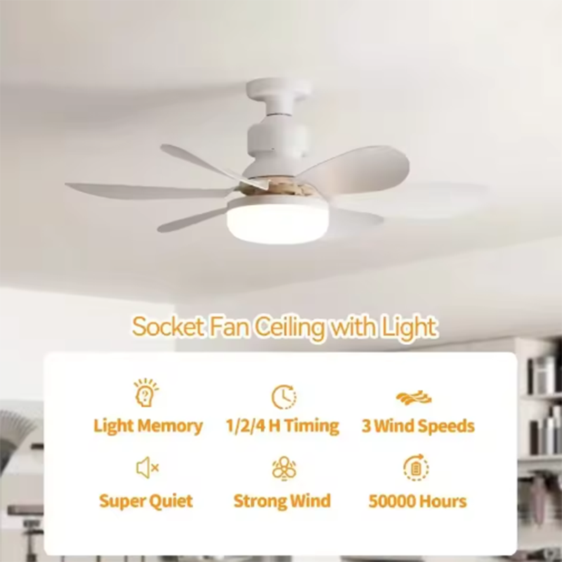 Ventilador de Techo LED E27 20 - Smart Home Ventilation reseña y precio