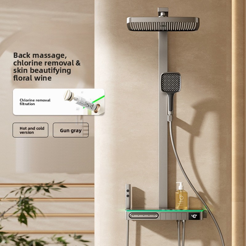 Juego de Ducha de Cobre Inteli - Smart Home Display reseña y precio