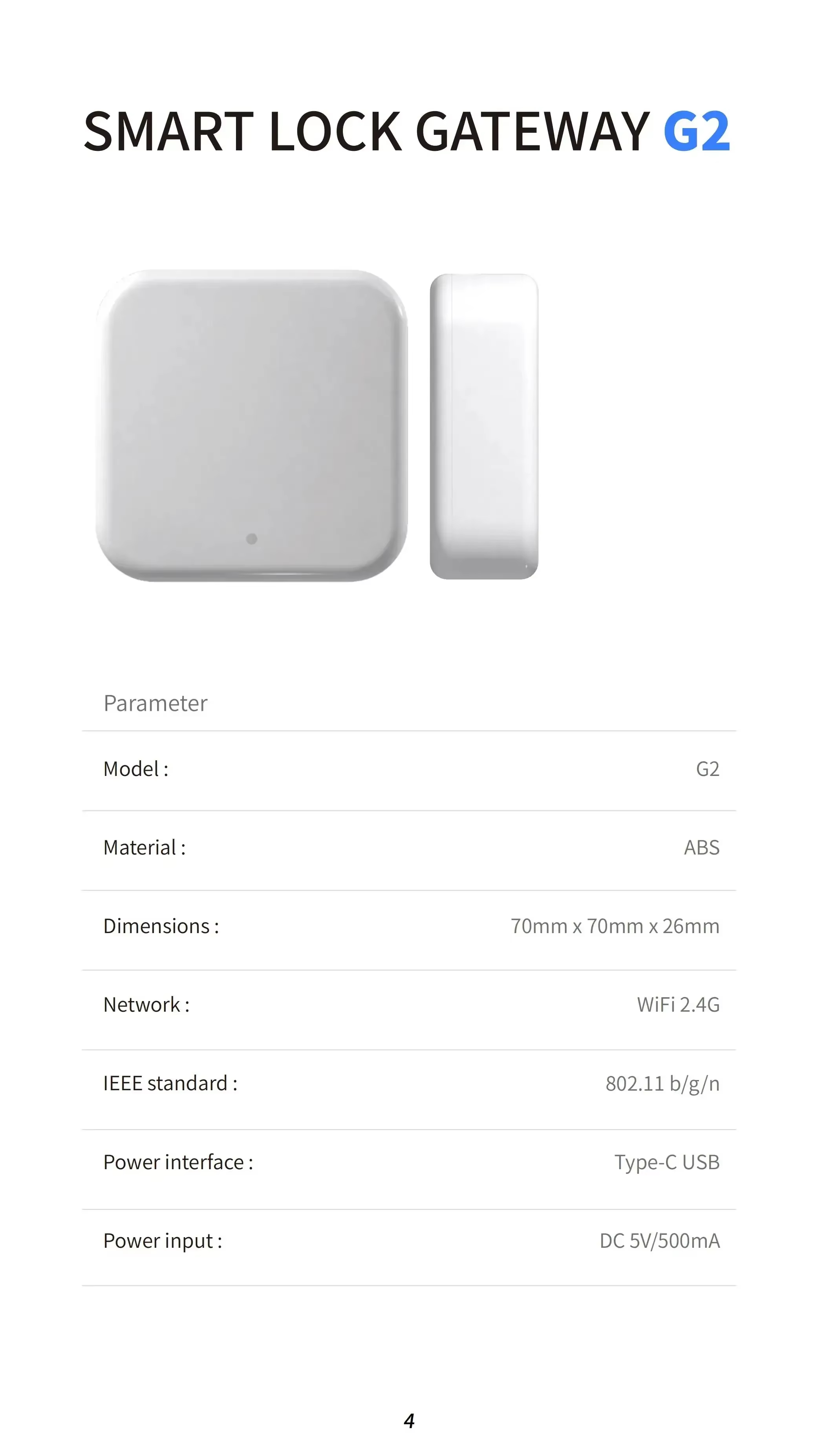 TTLOCK Gateway G2 G3, Hub Blue - Smart Home Wifi Hub reseña y precio