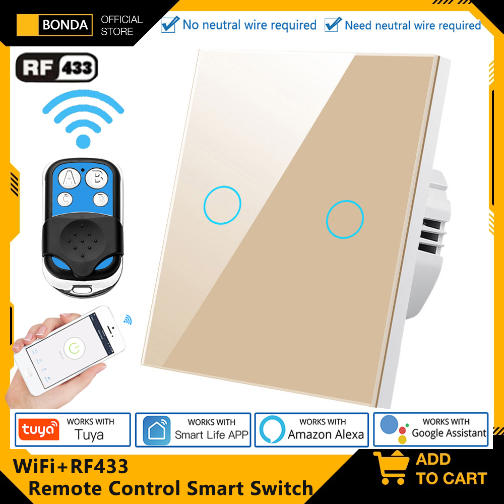 Tuya EU WiFi + RF433 interrupt - Smart Home Yale reseña y precio