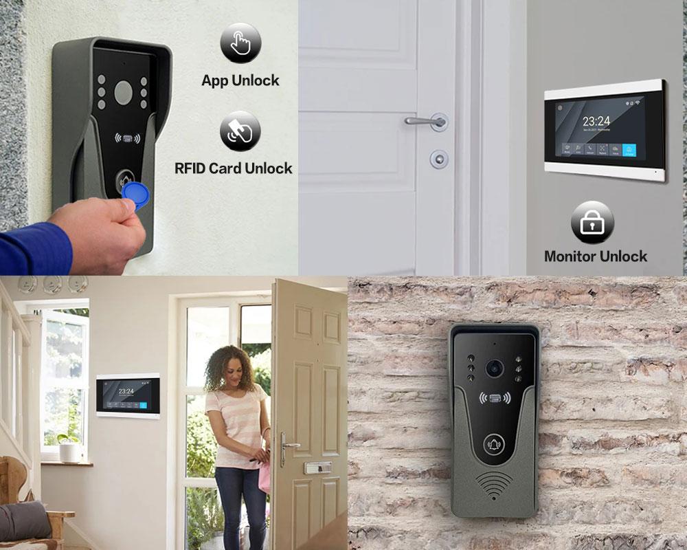 Tuya 1080P 7 pulgadas pantalla - Smart Home Video Doorphone Ezviz reseña y precio