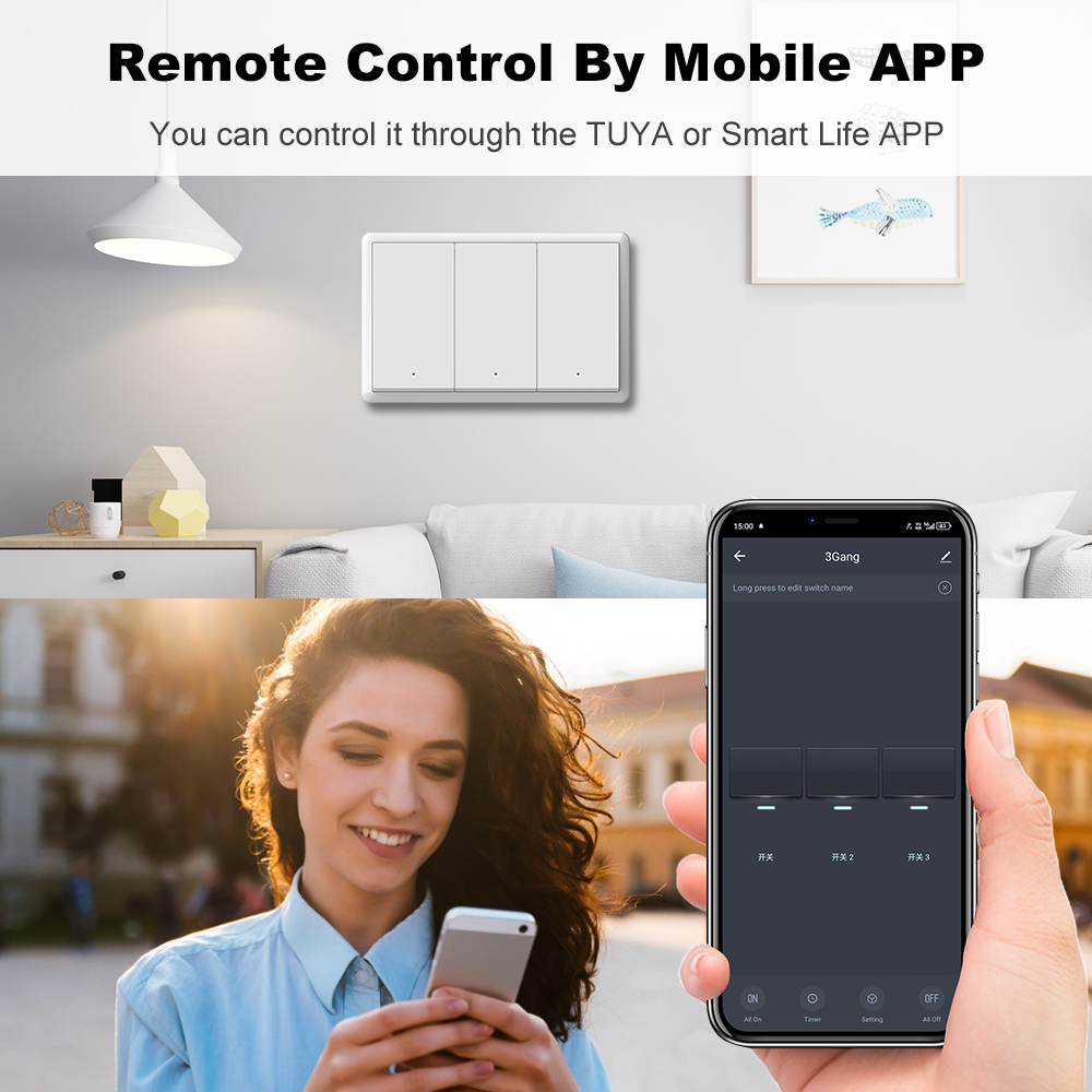 Interruptor Inteligente ZigBee - Tuya Smart Switch reseña y precio