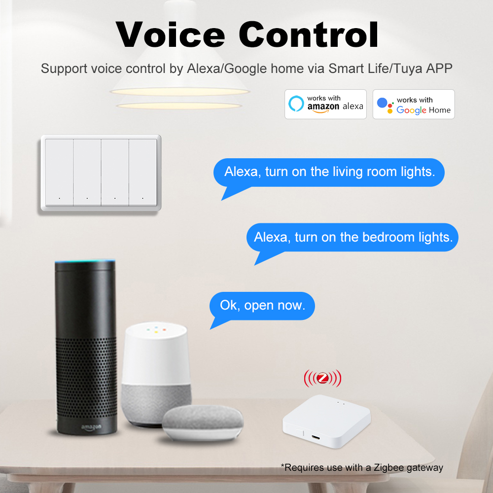 Interruptor Inteligente ZigBee - Tuya Smart Switch reseña y precio