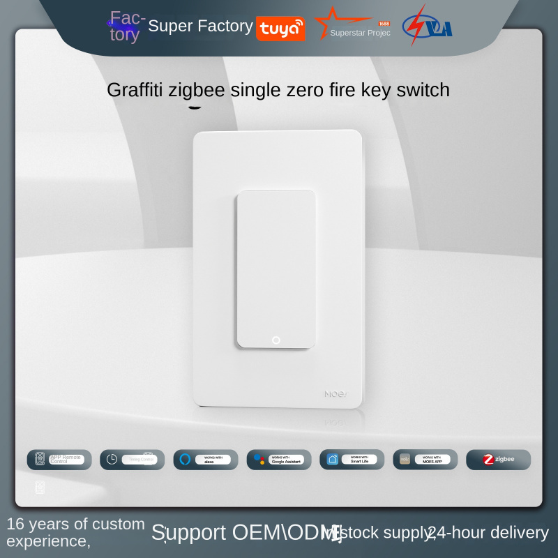 Interruptor de botón inteligen - Tuya Smart Switch reseña y precio
